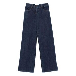 VIA MASINI 80 Women's Wide Leg Denim Jeans Women BLUE Pants